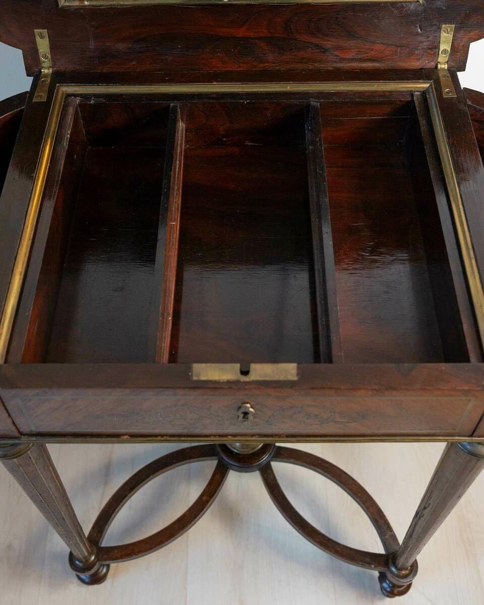 Napoleon III Marquetry Side Table, France, circa 1870 - JAA