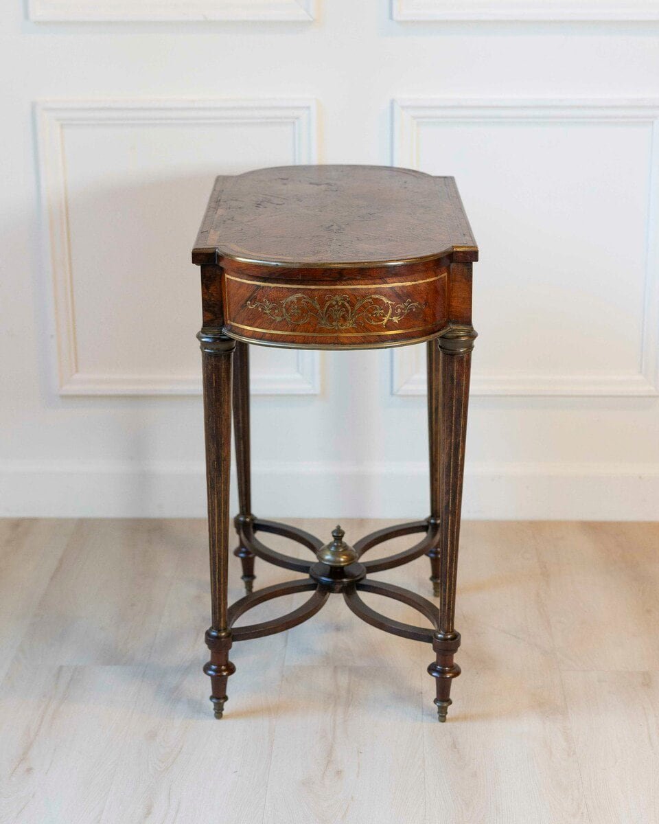 Napoleon III Marquetry Side Table, France, circa 1870 - JAA