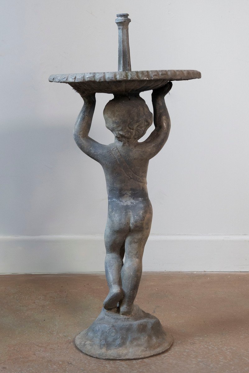 Early 20th Century Lead Putti Fountain, Circa 1920 - JAA