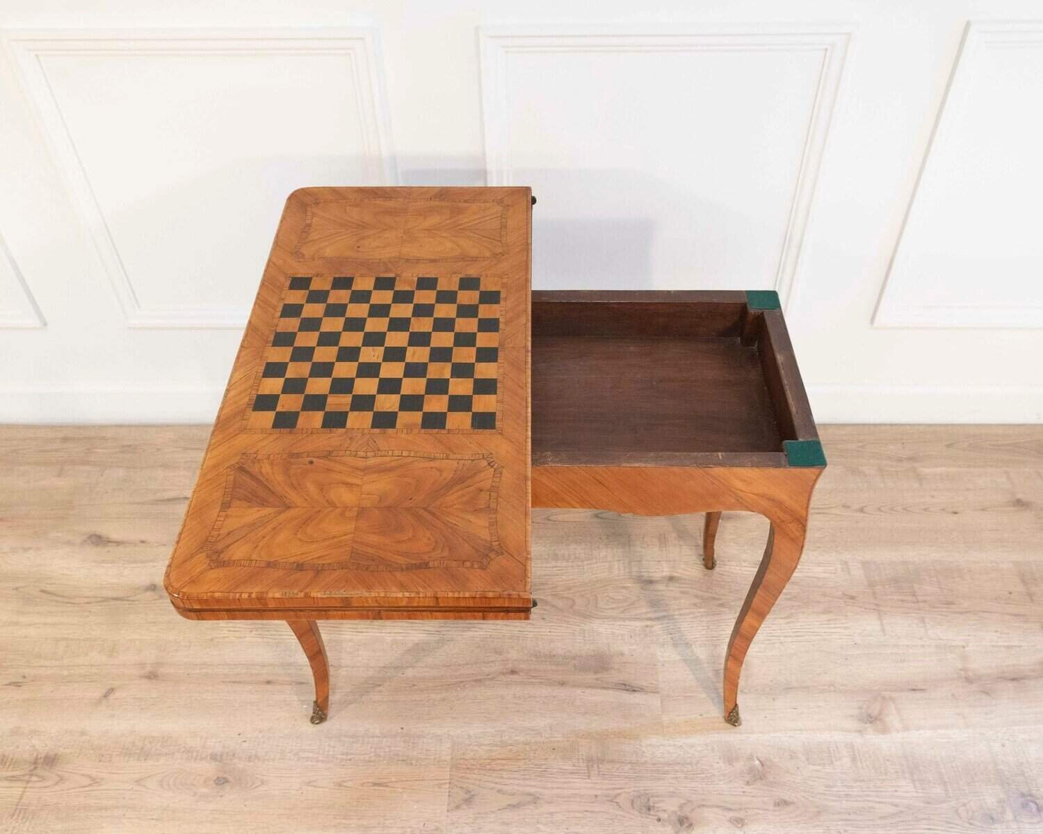 Table Game Louis XV, Rosewood Veneer - JAA