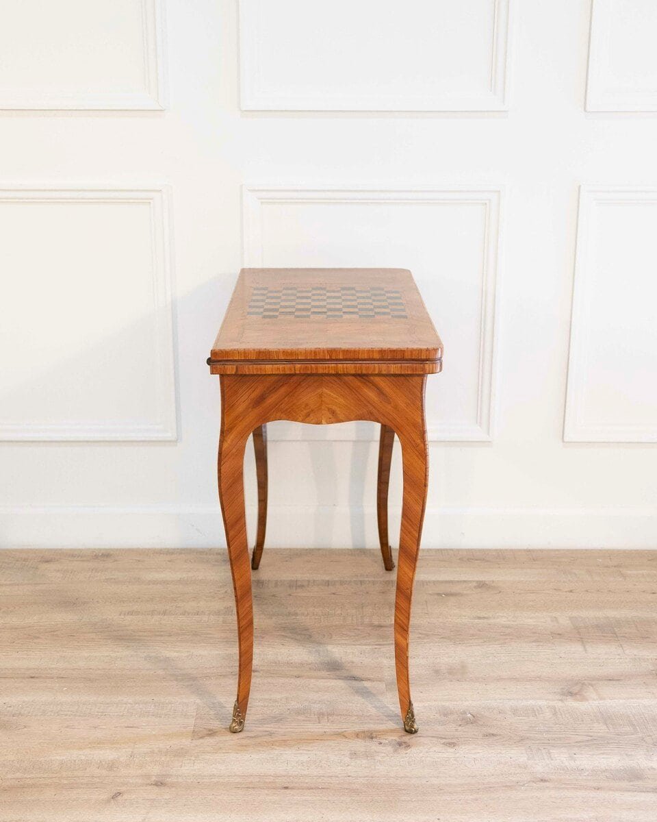 Table Game Louis XV, Rosewood Veneer - JAA