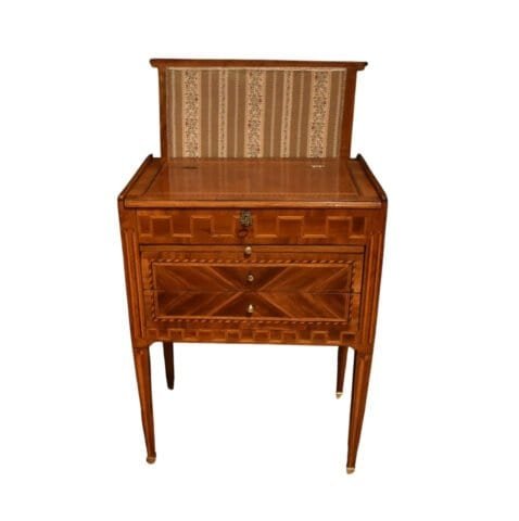 Louis XVI Marquetry Chiffonier Table