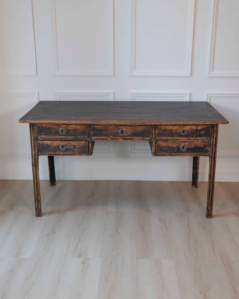 Swedish 18th Century Gustavian Painted Desk, c.1780 - JAA