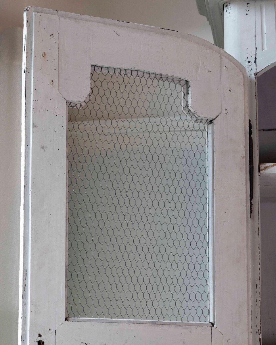 Southwestern French 1760s Louis XV Buffet à Deux-Corps with Chicken Wire Doors - JAA