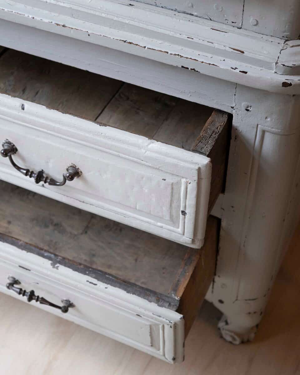 Southwestern French 1760s Louis XV Buffet à Deux-Corps with Chicken Wire Doors - JAA