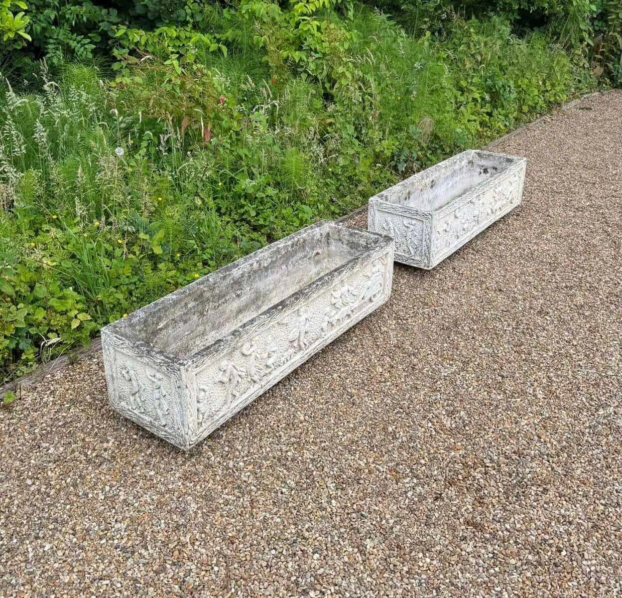 Pair of Large Classical Troughs - JAA