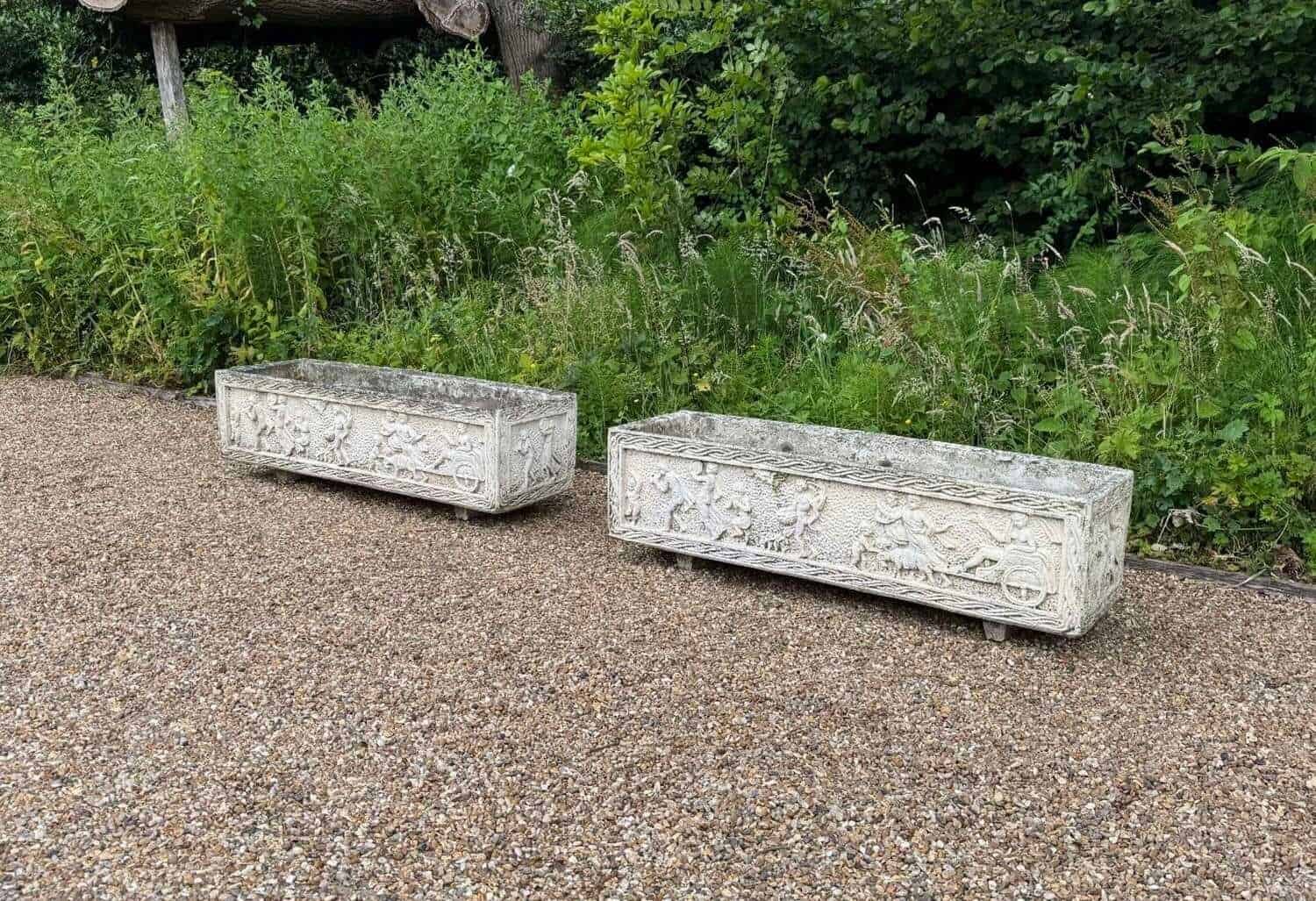 Pair of Large Classical Troughs - JAA
