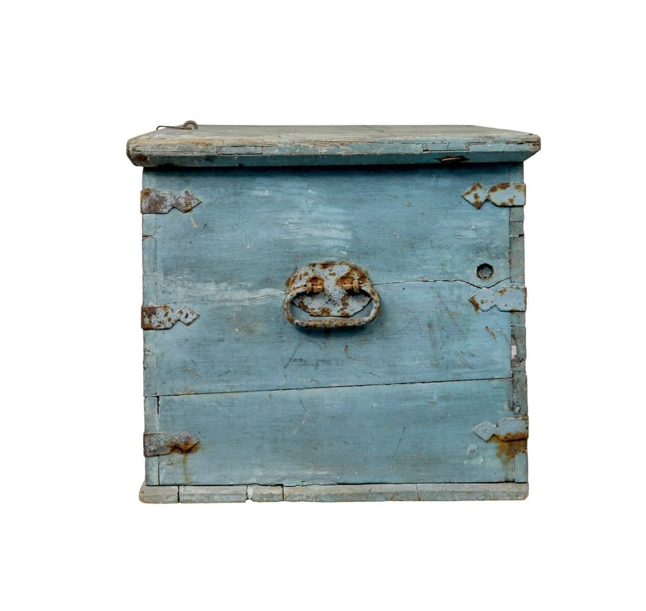 On Hold: 19th century Swedish painted trunk/chest circa 1860. - JAA
