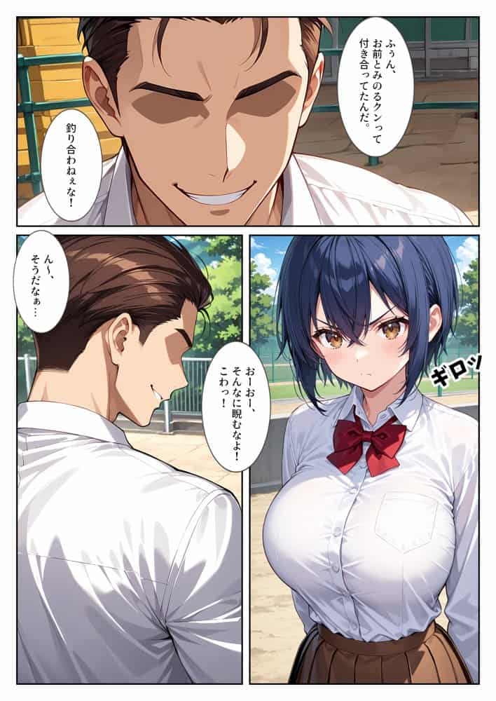 僕の爆乳彼女が絶倫ヤンキーに寝取られて性玩具にされる話 hitomi raw無料エロ漫画(同人誌)サンプル画像007