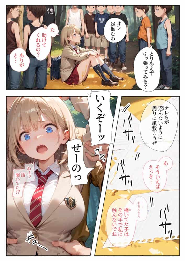 子○のシたことだから -○キの仕掛けたとりもちにJKが引っかかる- hitomi raw無料エロ漫画(同人誌)サンプル画像008