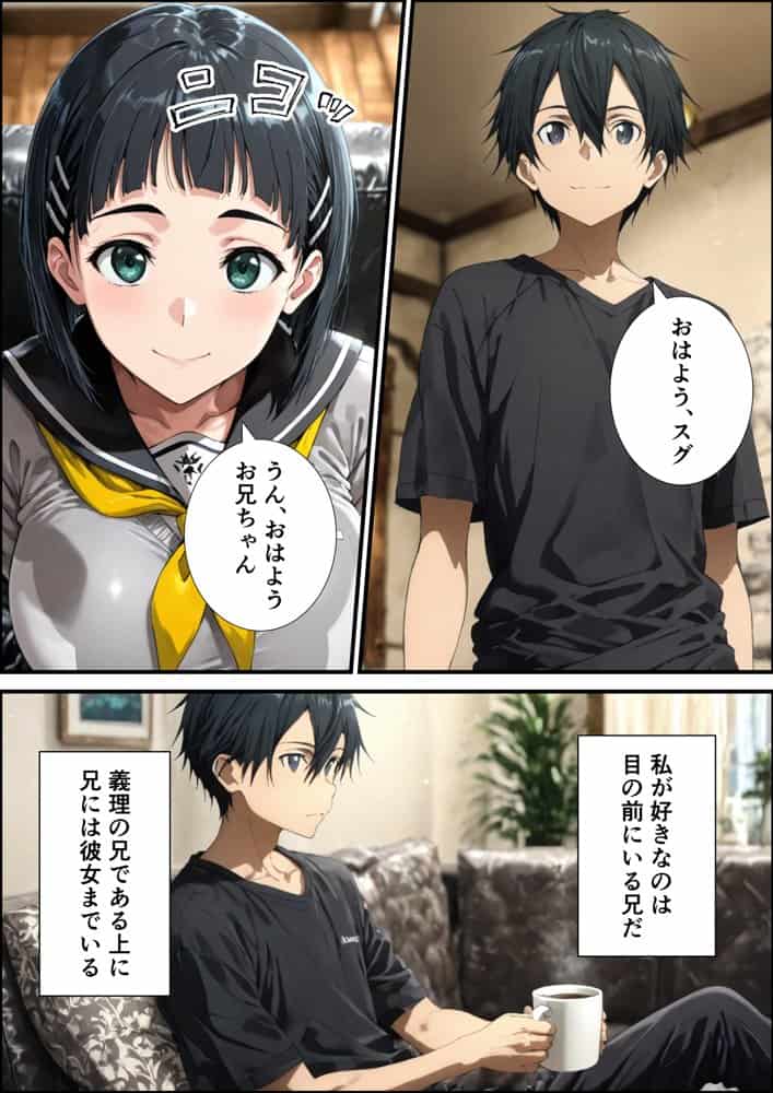 直葉の寝取られ快楽堕ち