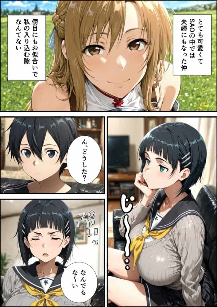 直葉の寝取られ快楽堕ち