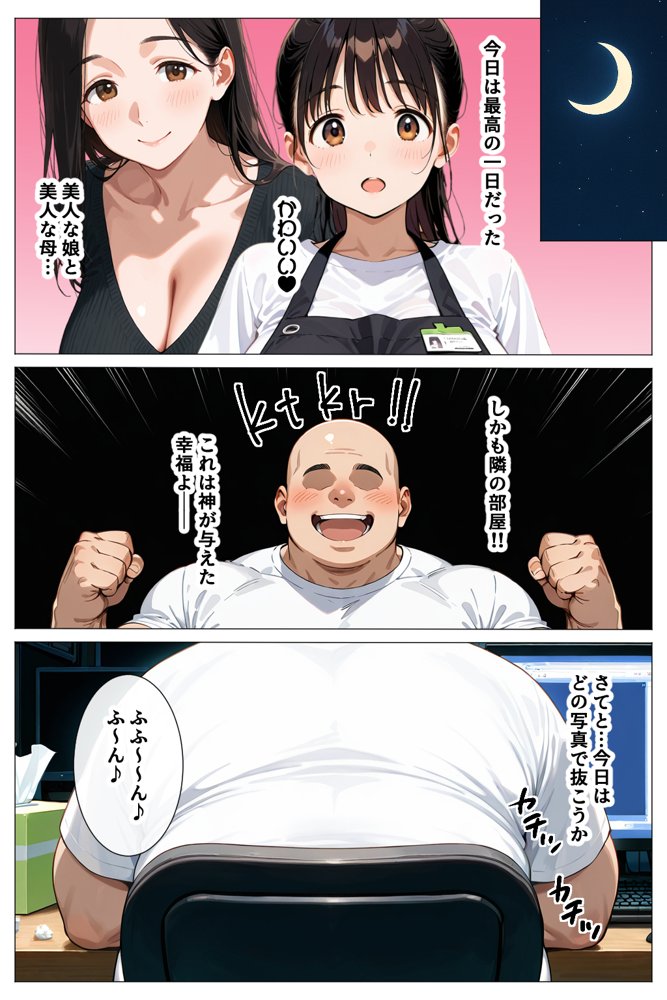 デカパイ過ぎる母娘をねっとり生ハメドスケベセックスでいただいちゃう話