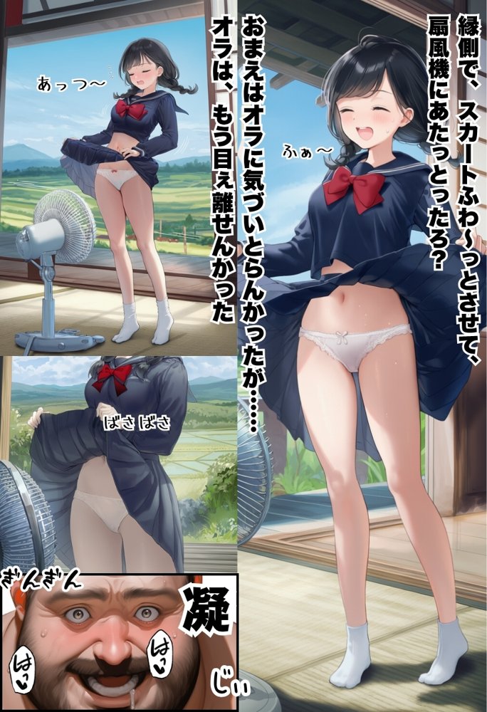 【因習村】村の飢饉を救うため差し出された僕の彼女、BMI40越えで性欲だけはいっちょまえの種付けおじさんに媚薬を飲まされ、おじさん特有のねちっこい前戯で全身べちょべちょに舐められたあげく、聖なる肉棒(チンカス付き)の掃除を実施! その後はついに処女おまんこにゴールイン!入念かつ丹念にがん突きにされ、イキまくりんぐ!一晩中汗だくで連続絶頂アクメを決めさせられた話。 「穂乃香ぁ〜、オラの精、まるごと受け止めてくんろぉ〜〜!」