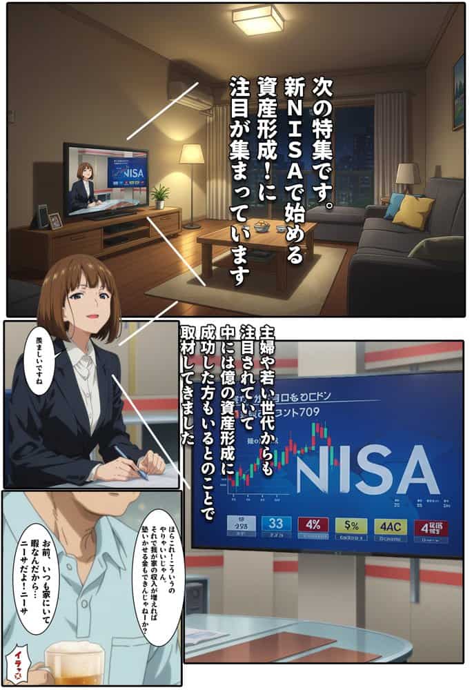 株を始めた人妻の三角保ち合い