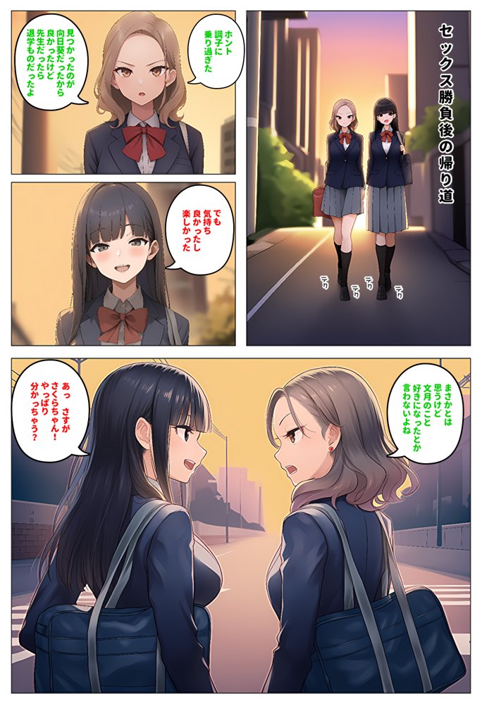 委員長とギャルがセックス勝負〜2・幼馴染が好きなのに委員長と付き合いだした結果