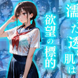 濡れた透け肌は欲望の標的