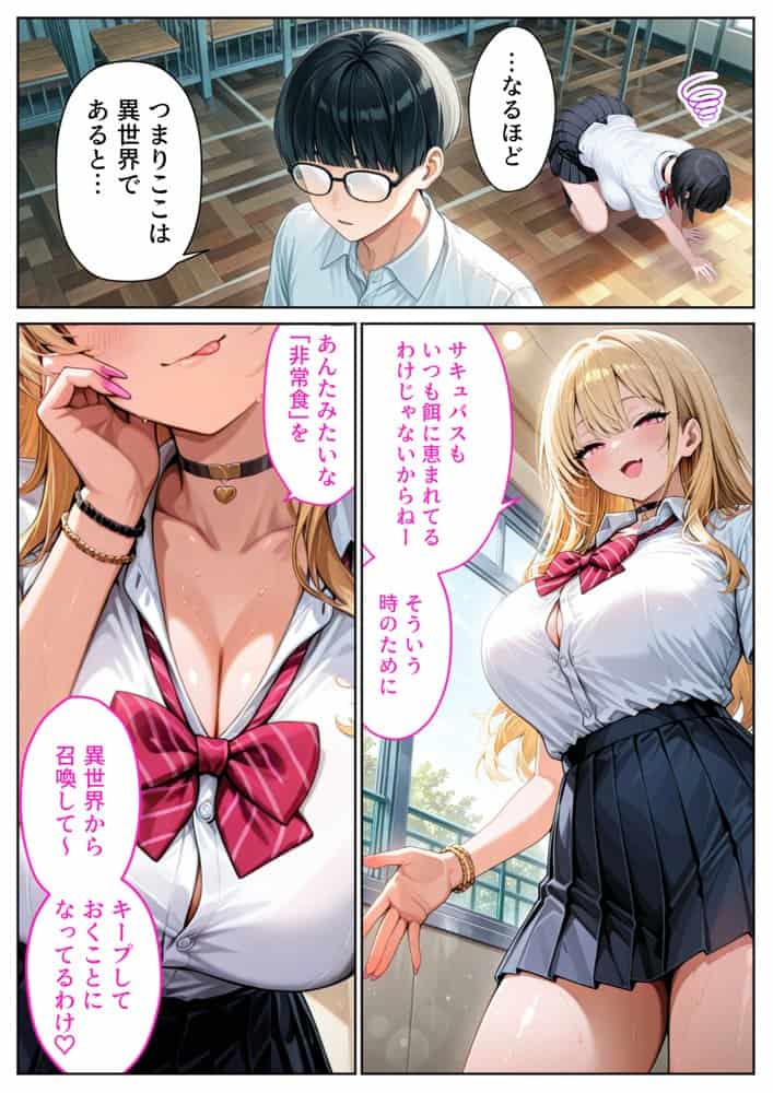 サキュバスJ◯ ギャルの専属エサ役になりました hitomi raw無料エロ漫画(同人誌)サンプル画像012