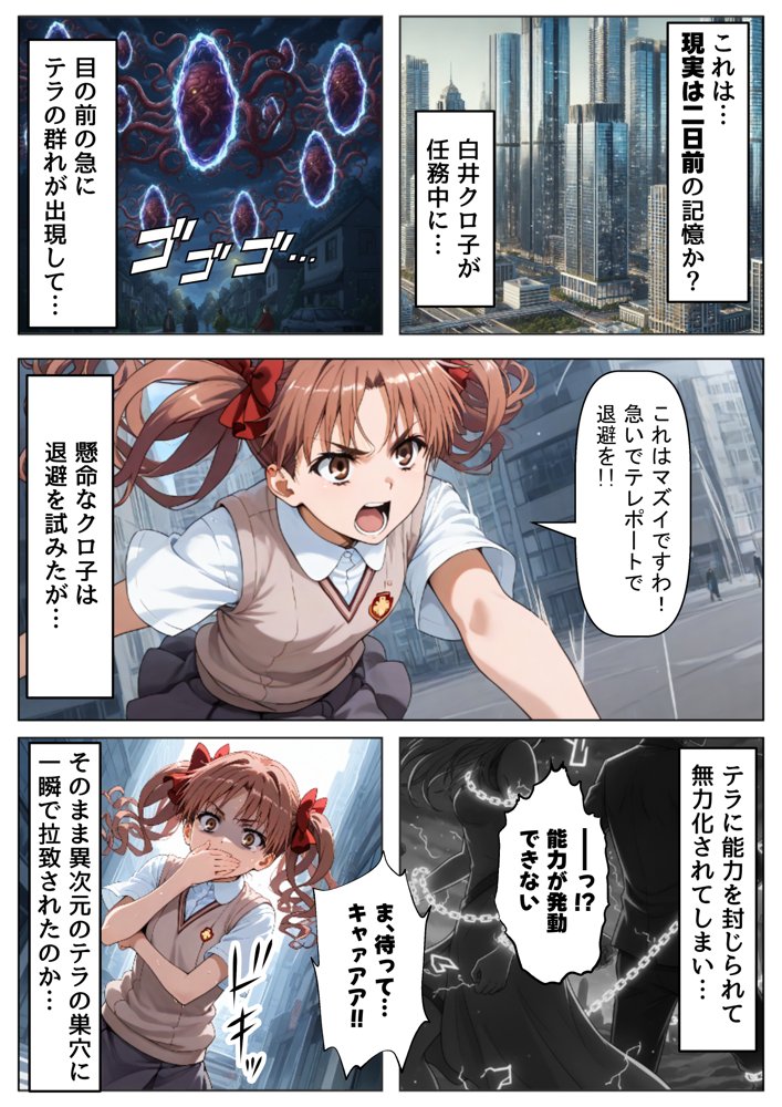 とある敗北少女たちの触手凌●記憶《CG集》