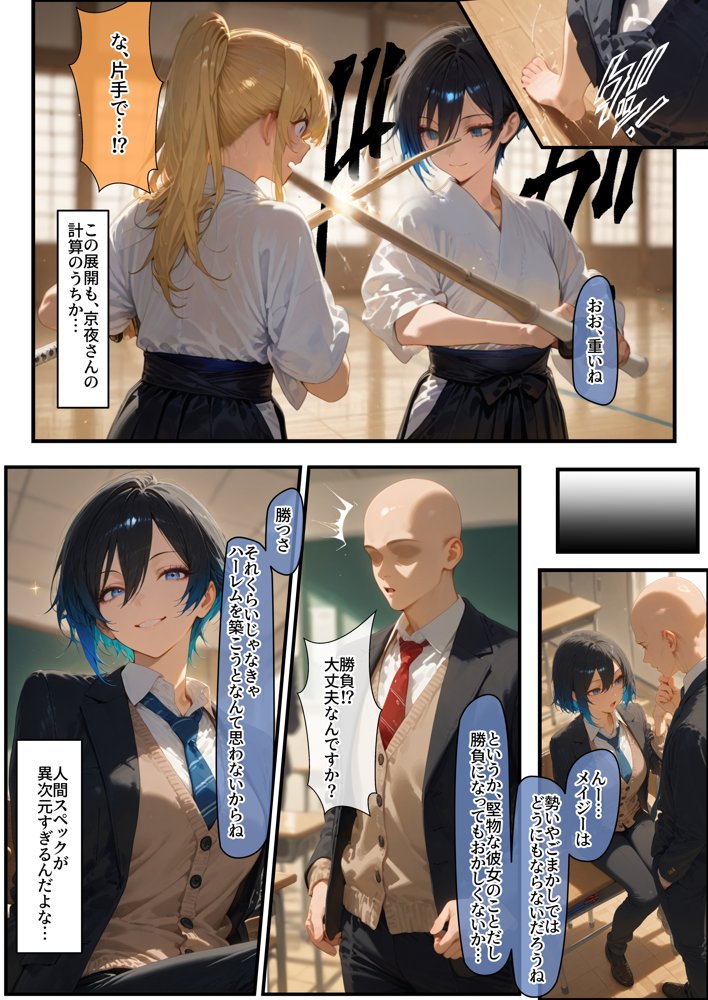 女学園の王子様♀の百合ハーレムの竿係になった2