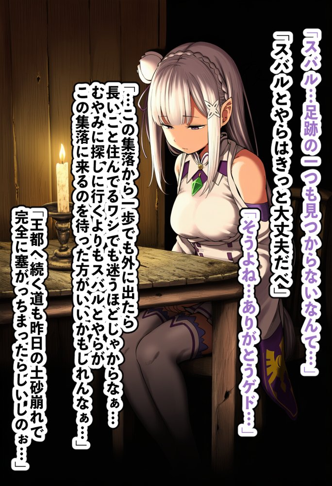 高潔なハーフエルフのエ〇リアが辺境の農民爺に騙され嫁に堕とされる