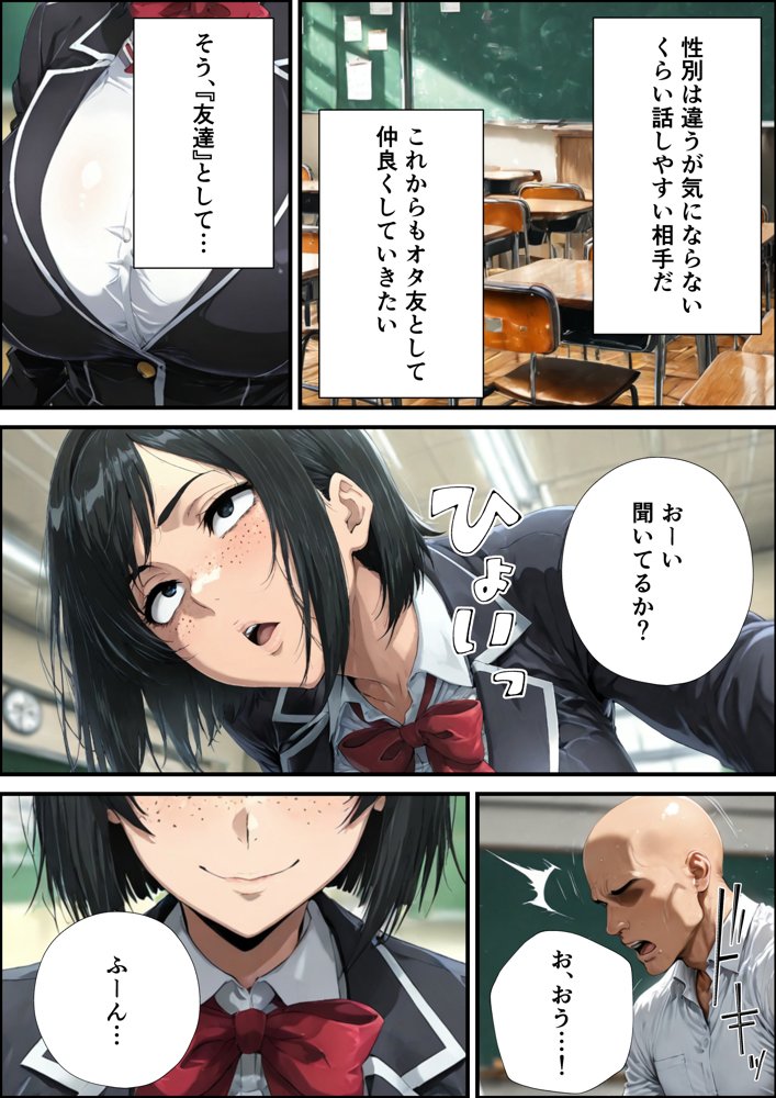 地味顔爆乳オタ友からの誘惑が止まらない