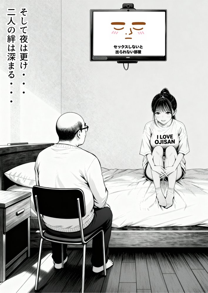 セックスしないと出られない部屋に娘の親友と閉じ込められたんだが・・・