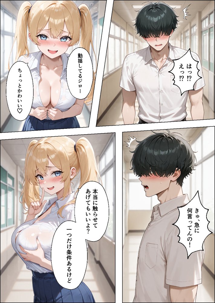 陰キャな僕がなぜか金髪ギャルと付き合えた話 〜金髪ギャルからの責めを我慢できたら生えっち！？〜