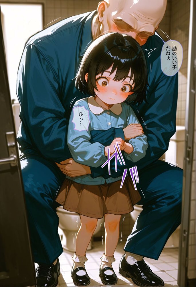 用務員爺が壊す〜便所ブラシ処女膜破壊〜 hitomi raw無料エロ漫画(同人誌)サンプル画像011