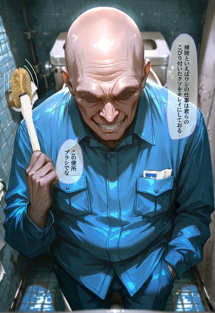 用務員爺が壊す〜便所ブラシ処女膜破壊〜 hitomi raw無料エロ漫画(同人誌)サンプル画像037