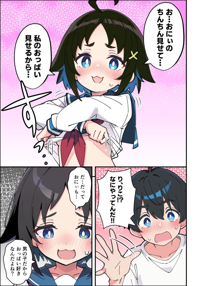 性に好奇心旺盛な妹と実践形式で性教育して中出しえっちする話