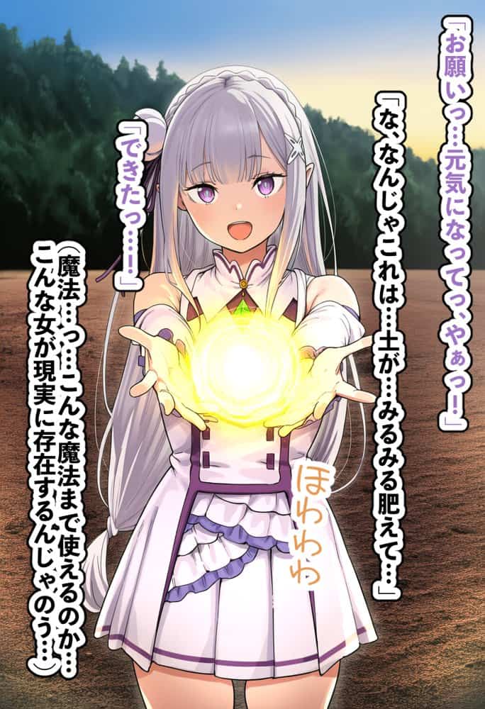 高潔なハーフエルフのエ〇リアが辺境の農民爺に騙され嫁に堕とされる hitomiエロ漫画raw(同人誌)無料サンプル画像042