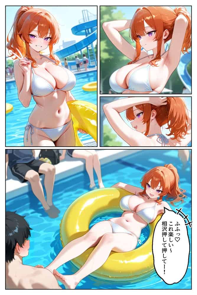 家出してきたクラスの人気ギャルが彼女になったらウォーターパークで何度も中出しHさせてくれた話