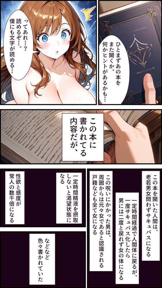 サキュバスTS転生 〜学校の裏で精液を搾り尽くす僕〜 hitomi raw無料エロ漫画(同人誌)サンプル画像014