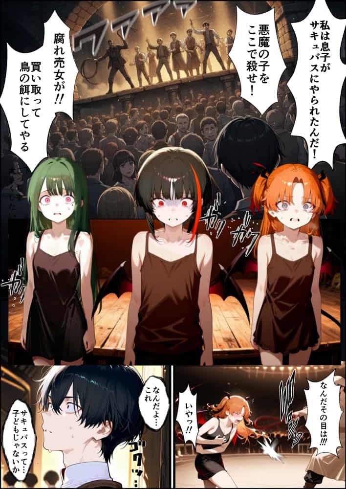 奴◯サキュバスを救って娘同然に育てたらヤンデレになって処女を捧げてきた