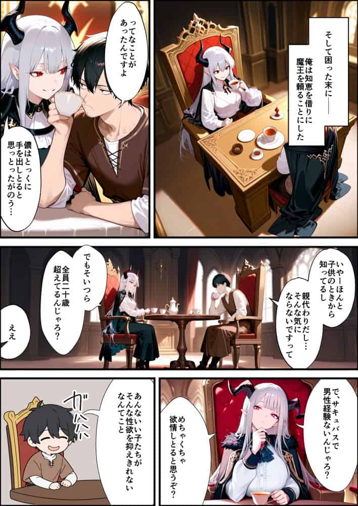 奴◯サキュバスを救って娘同然に育てたらヤンデレになって処女を捧げてきた