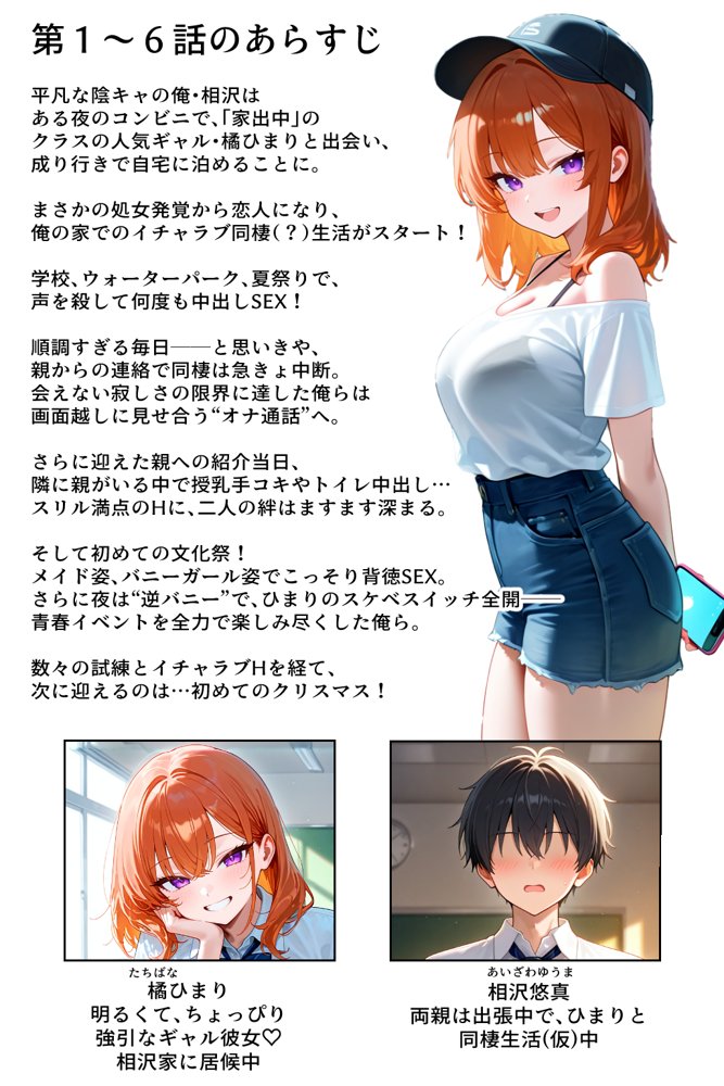 家出してきたクラスの人気ギャルが彼女になったらクリスマスに何度も中出しHさせてくれた話