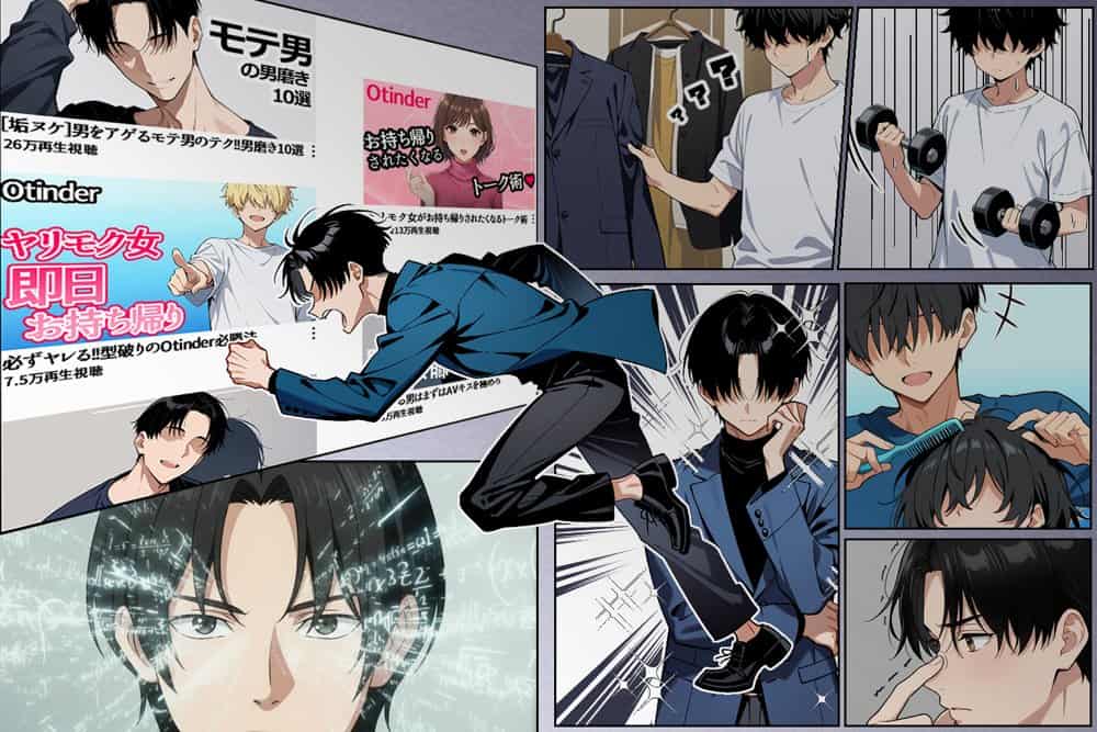 アラサー童貞の俺がマチアプで無双できるようになった理由 hitomiエロ漫画raw(同人誌)無料サンプル画像014