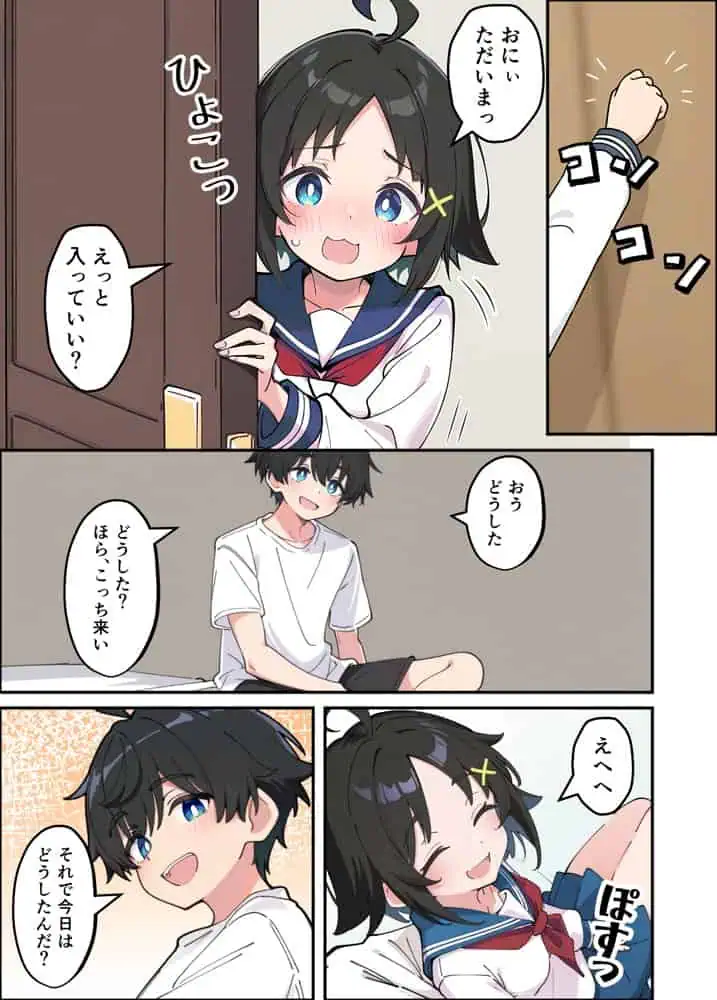 性に好奇心旺盛な妹と実践形式で性教育して中出しえっちする話