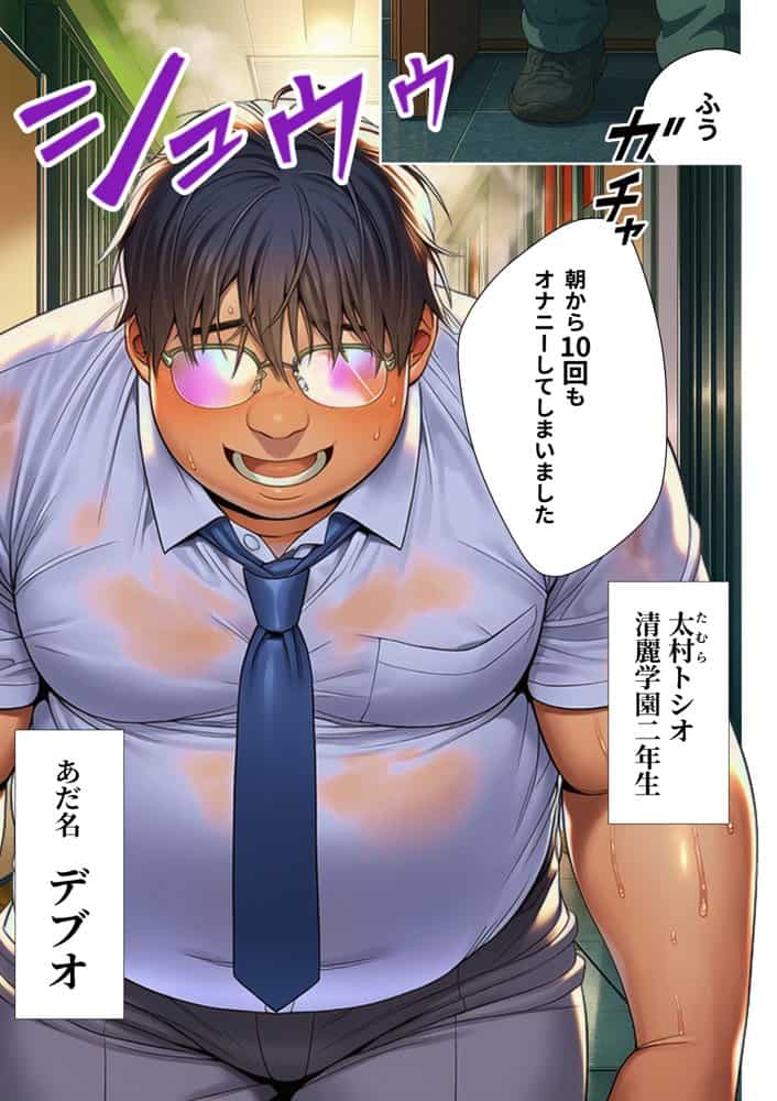催●洗脳支配学園〜逆襲のデブオ〜 hitomiエロ漫画raw(同人誌)無料サンプル画像002