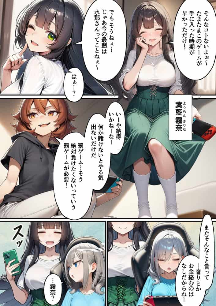 軽い罰ゲームのつもりが、親友三人まとめて弱みを握られ、羞恥指令に従わされるようになった話  ―前編―