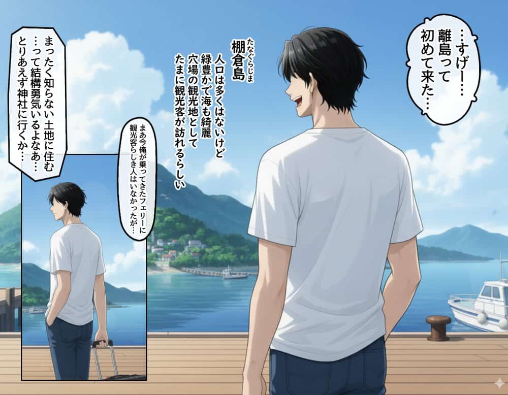 孕ませ島1〜離島の神社に呼ばれた俺が、島の未来のために子種を注ぎ続ける話〜 hitomiエロ漫画raw(同人誌)無料サンプル画像003