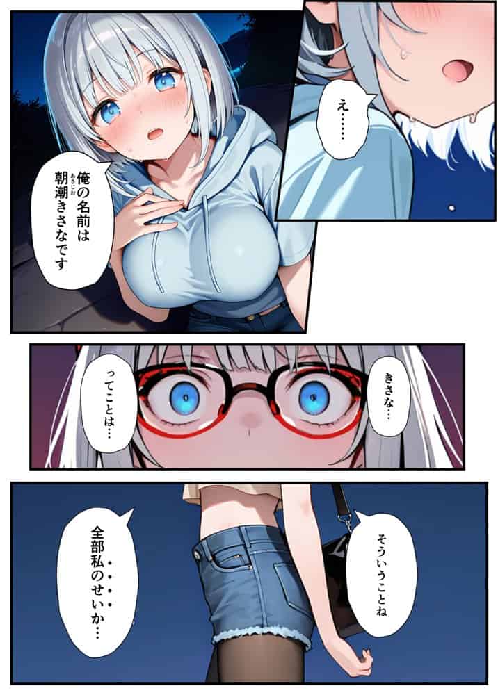 陰キャでドルオタな俺が人気アイドルそっくりに女体化して本人と3 Pすることになった