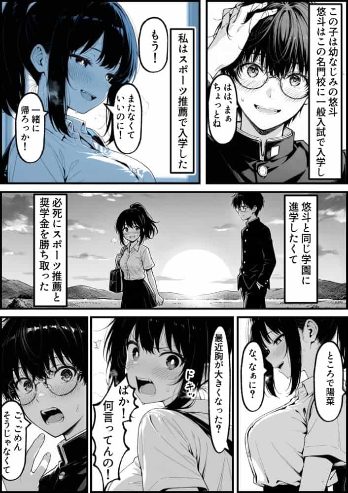 実録巨乳に悩む水泳部AVデビュー幼なじみの隣でマッサージに溺れて