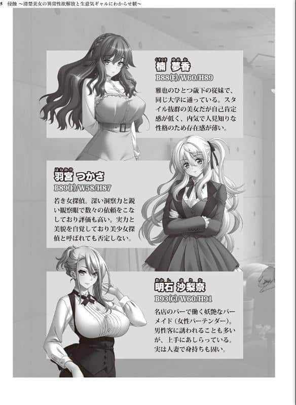 侵蝕 〜清楚美女の異常性欲解放と生意気ギャルにわからせ躾〜【デジタル特装版】