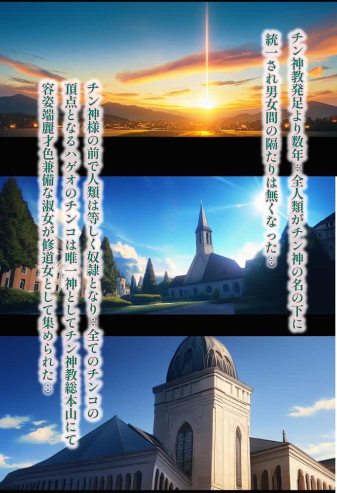 オトコが奴●でオンナが貴族でチンコが神様、これが常識な世界 総集編