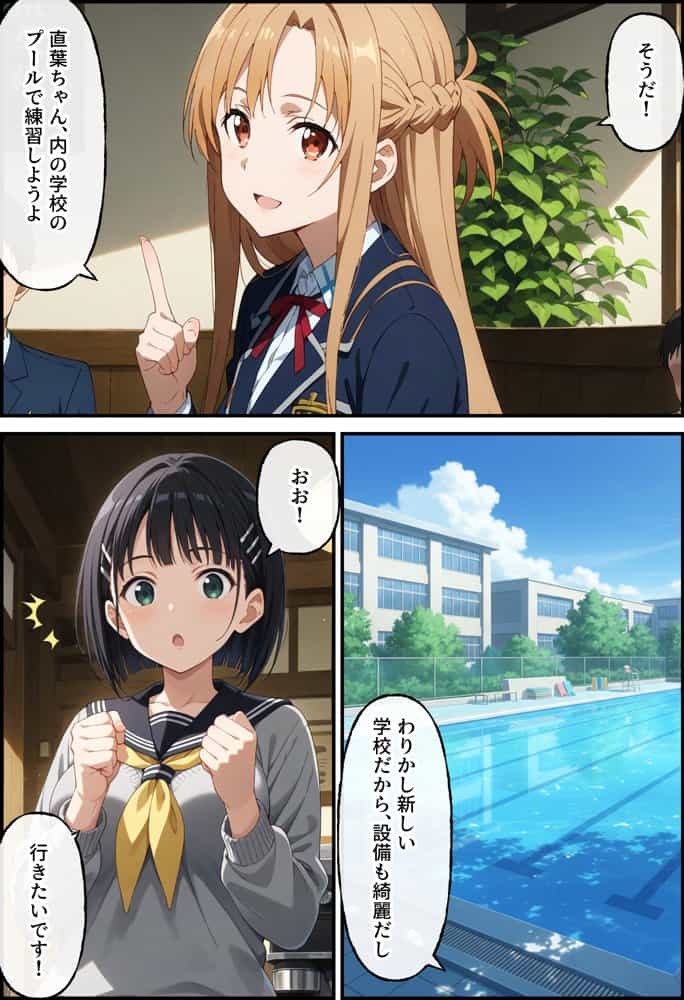 ヤリチン教師の餌食になる発情期ヒロインズ3〜水泳特訓で晒し者にされる〇葉〜