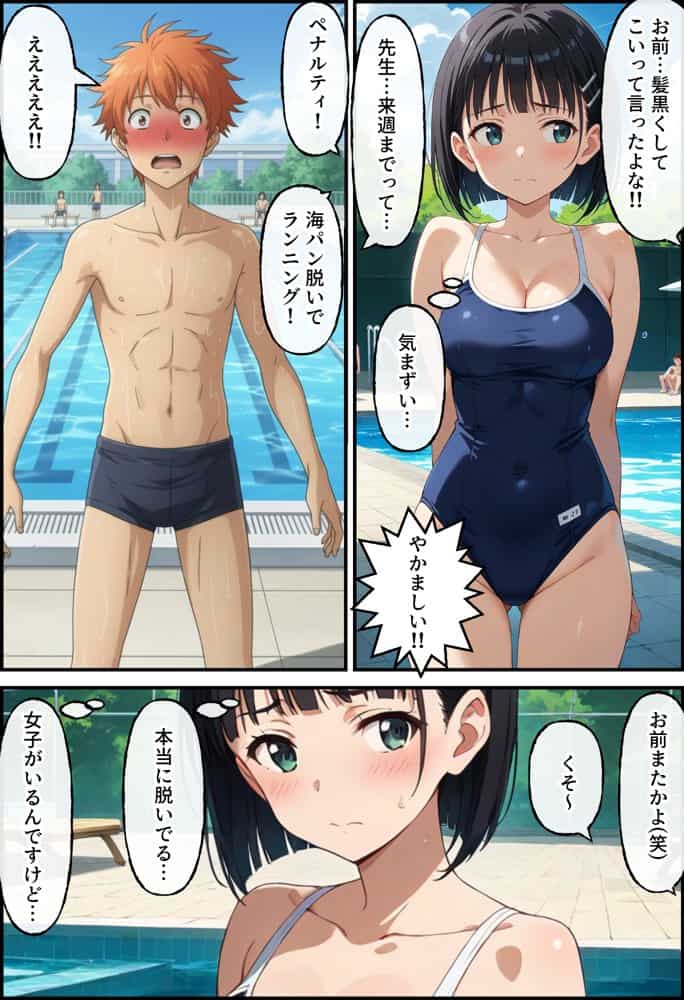 ヤリチン教師の餌食になる発情期ヒロインズ3〜水泳特訓で晒し者にされる〇葉〜