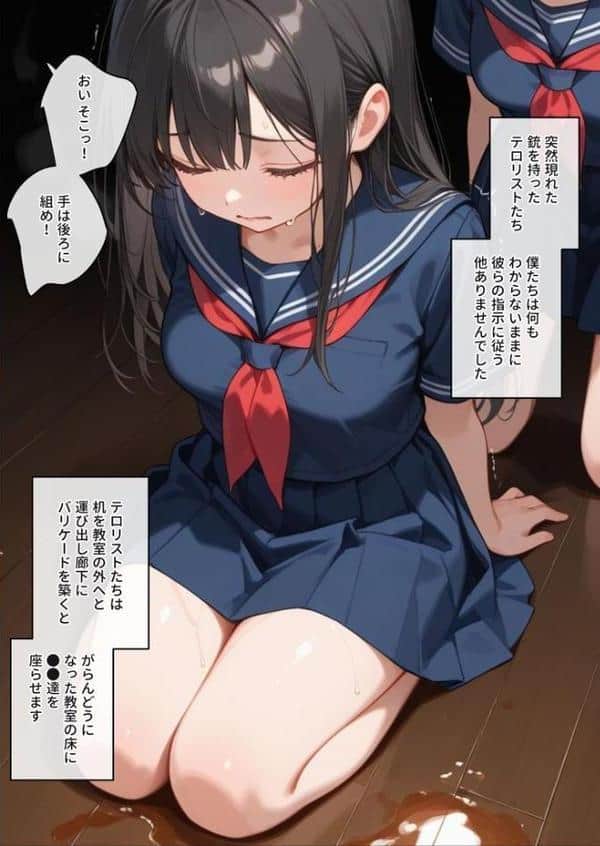 学園を占拠したテロリストがド変態だったら モザイク版