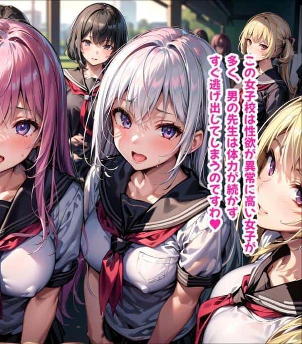 ハーレム女学園〜ハメてもハメても終わらない●●●●だらけのハーレム学園生活〜【1ぺージ1コマのマンガ風完全ストーリー】 モザイク版